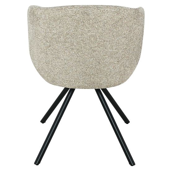 Swivel Chair Pearl Mocha, Black Legs