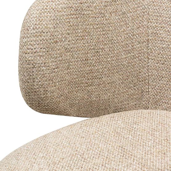 Swivel Chair Pearl Mocha, Black Legs