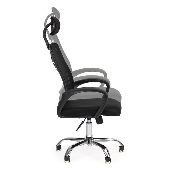 Swivel Office Chair with Headrest and Rocking Function