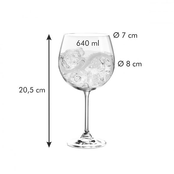 Table Set CHARLIE Transparent Color Tescoma