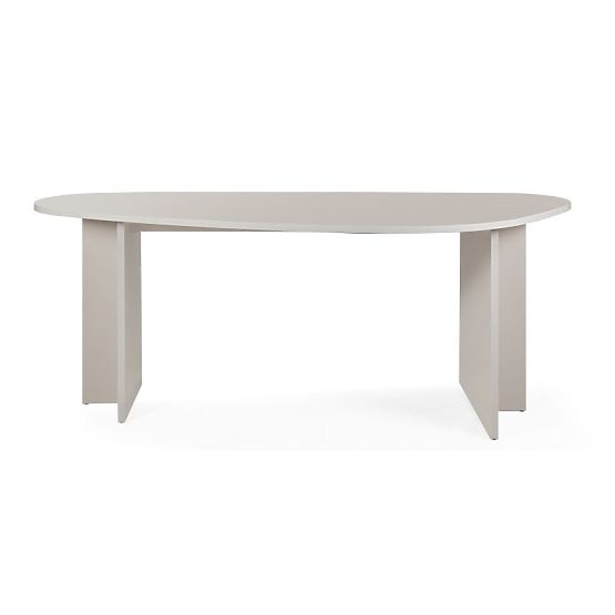 Table with Irregular Top Zeva 200 cm, Cashmere