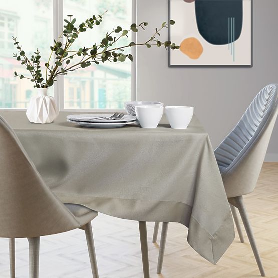 Tablecloth Empire Cappuccino Smooth Classic 140x320 AmeliaHome