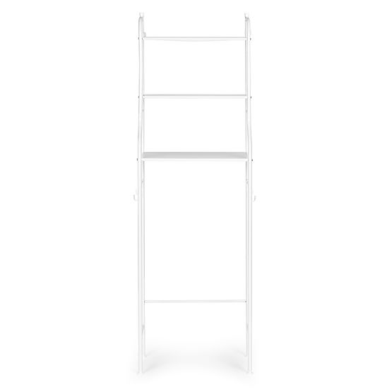 Tall Bathroom Shelf Over Toilet with 3 Shelves Aluminum Construction