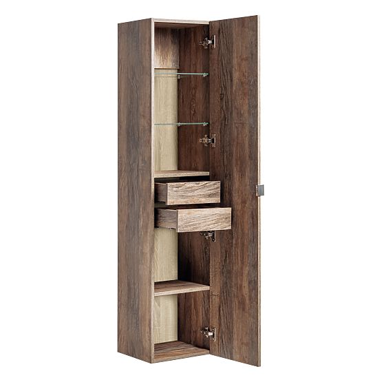 Tall Cabinet 1 Door 2 Drawers