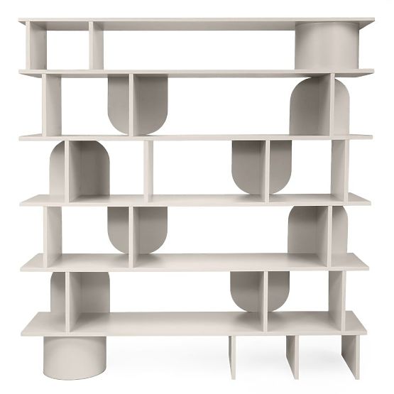 Tall Rangali Shelf, Cashmere, Rounded