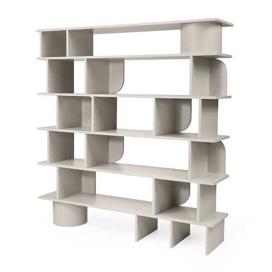 Tall Rangali Shelf, Cashmere, Rounded