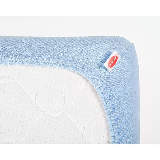 Terry sheet 200x180 cm - light blue