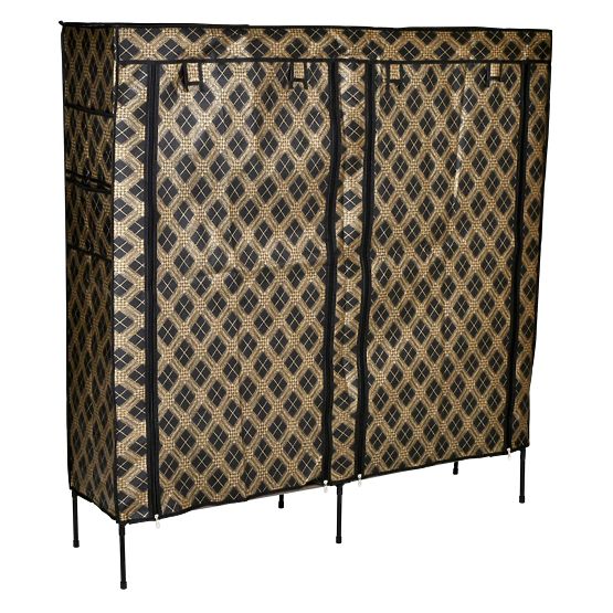 Textile Shoe Cabinet Gabi - Checkered