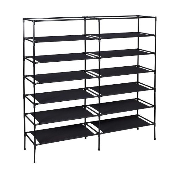 Textile Shoe Cabinet Gabi - Zebra