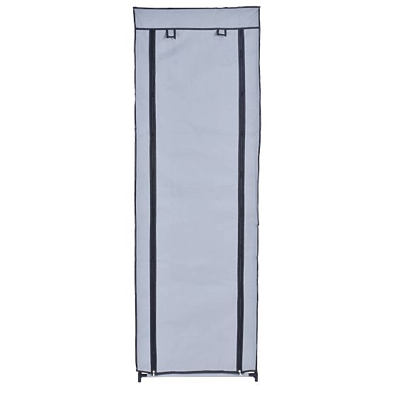 Textile Shoe Rack Lea Grey