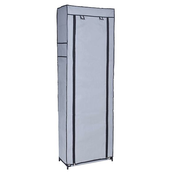 Textile Shoe Rack Lea Grey