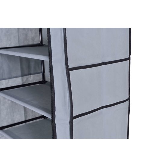 Textile Shoe Rack Lea Grey