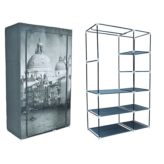 Textile Wardrobe with Venice Print