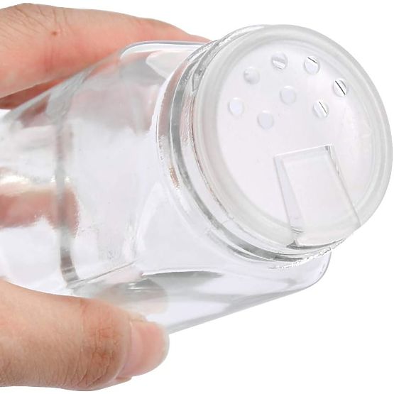 Tiered Spice Rack ENELDO 24 Jars + 72 Labels