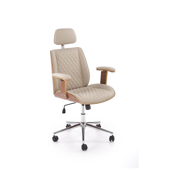 TIMBER Office Chair Walnut/Beige