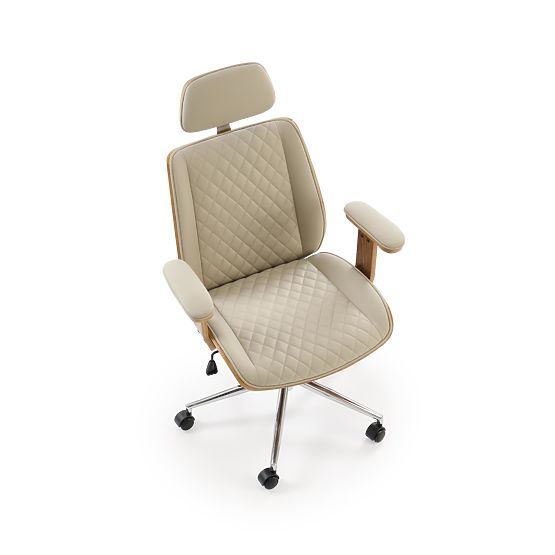 TIMBER Office Chair Walnut/Beige