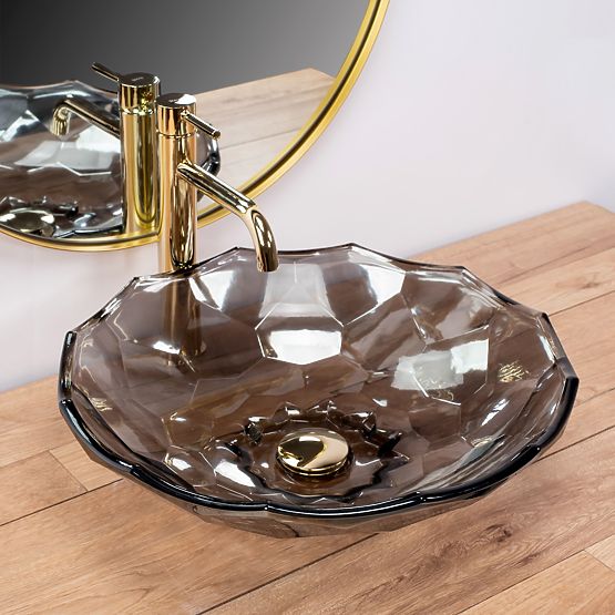 Timeless REA ARCTIC BLACK Washbasin