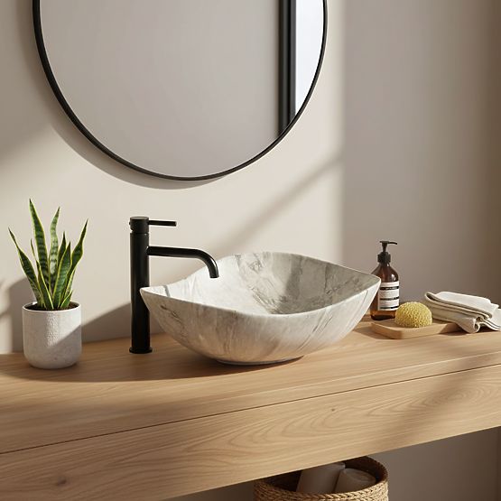 Timeless Rea Dora Stone Washbasin