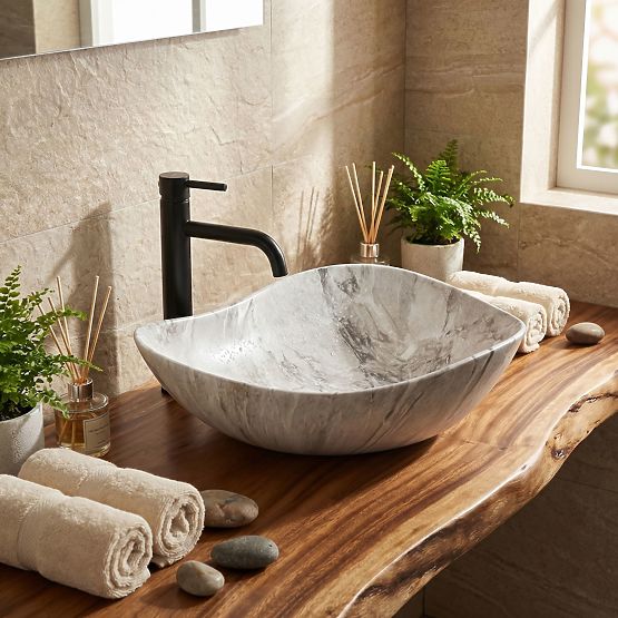 Timeless Rea Dora Stone Washbasin