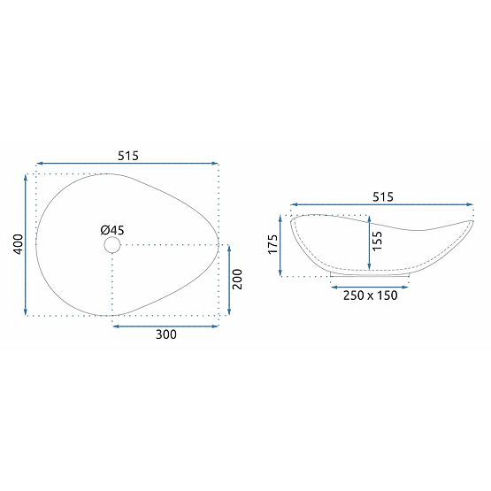 Timeless Rea Dora Stone Washbasin