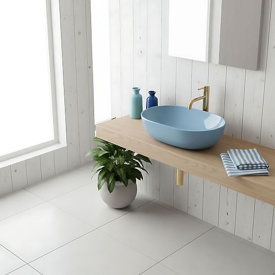 Timeless Rea LISA L.BLUE SHINY Washbasin