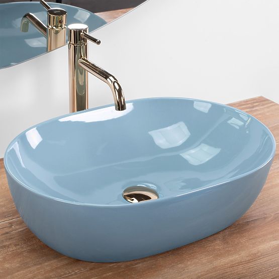 Timeless Rea LISA L.BLUE SHINY Washbasin