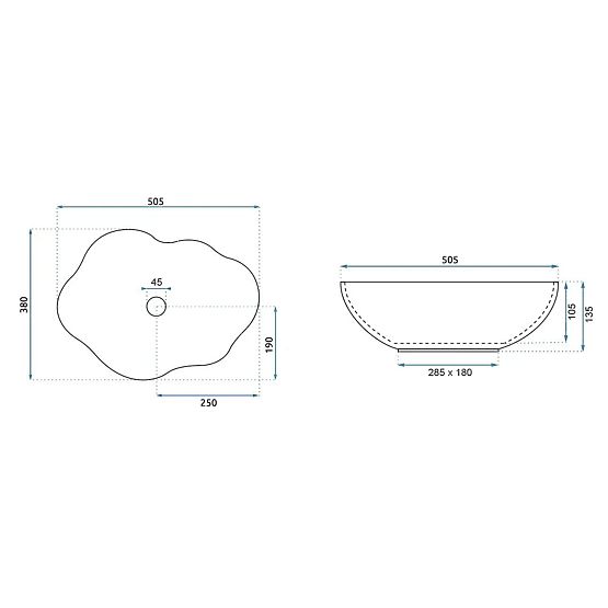 Timeless Rea Pearl Akoya Washbasin