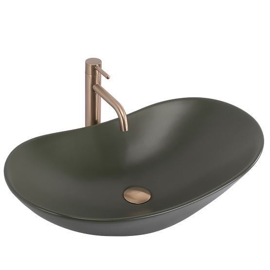 Timeless Rea Royal Olive Matt Sink