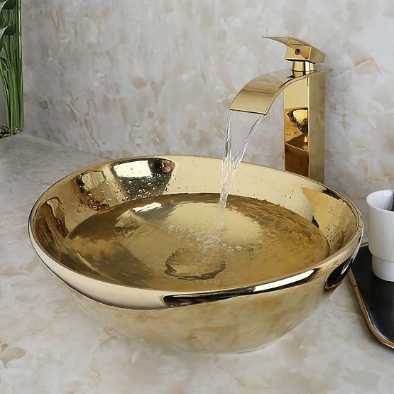 Timeless Rea Sofia Gold Washbasin