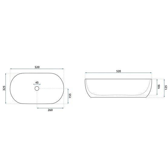 Timeless Sink Rea Amelia 52
