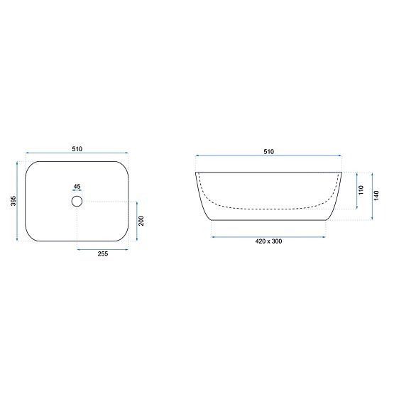 Timeless Washbasin Rea Freja Beige