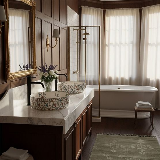 Timeless Washbasin Rea Stefania Fiori