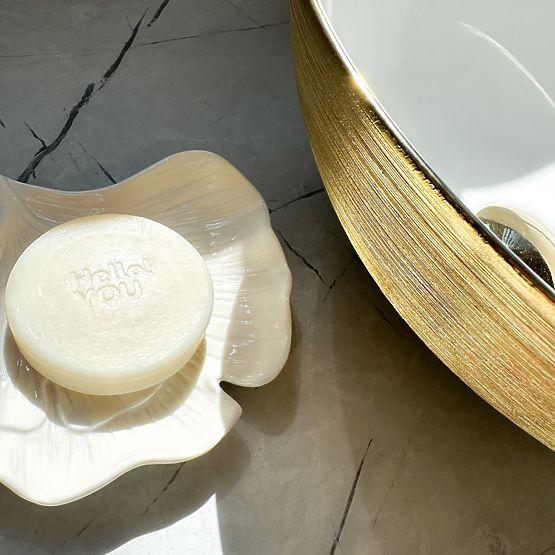 Timeless Washbasin REA STELLA WHITE GOLD BRUSH