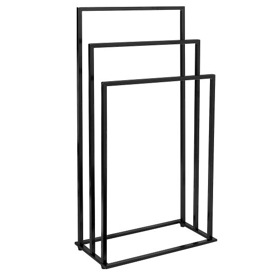 Tire Black Towel Stand with 3 Arms