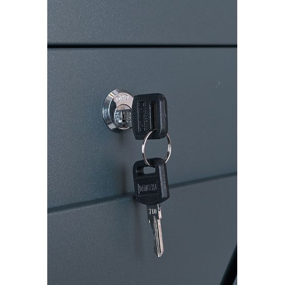 Tove Letter Mailbox with Newspaper Holder Anthracite