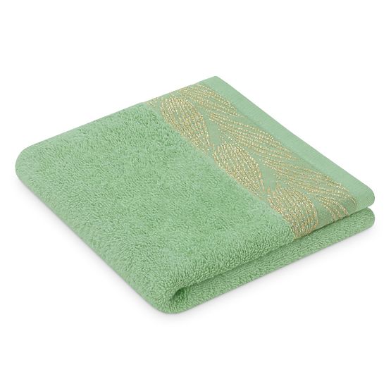 Towel ALLIUM color green classic style 50x90+70x130 AmeliaHome