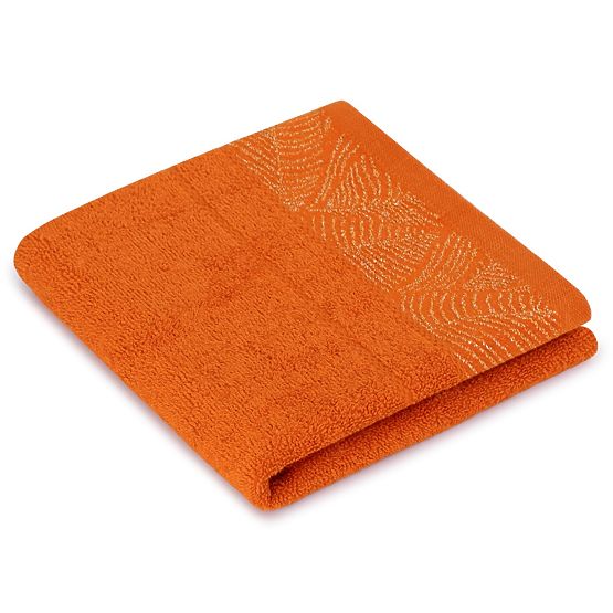Towel BELLIS rust color classic style 2*30x50+2*50x90+2*70x130 AmeliaHome