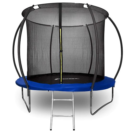 Trampoline with Net and Ladder HENZEN 244 cm Blue FT 8