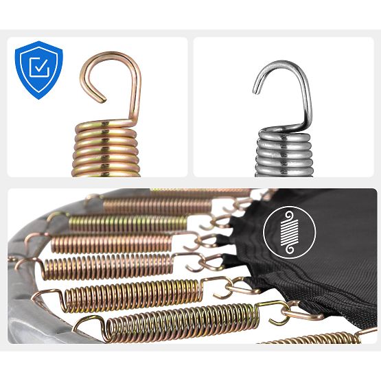 Trampoline with Net and Ladder HENZEN 244 cm Blue FT 8