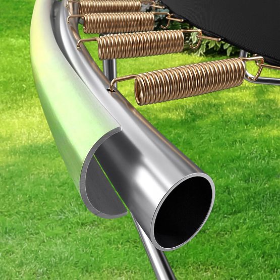 Trampoline with Net and Ladder HENZEN 244 cm Blue FT 8