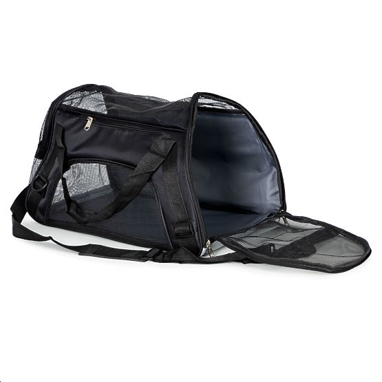 Travel Carrier Bag for Pets Cat Dog Black