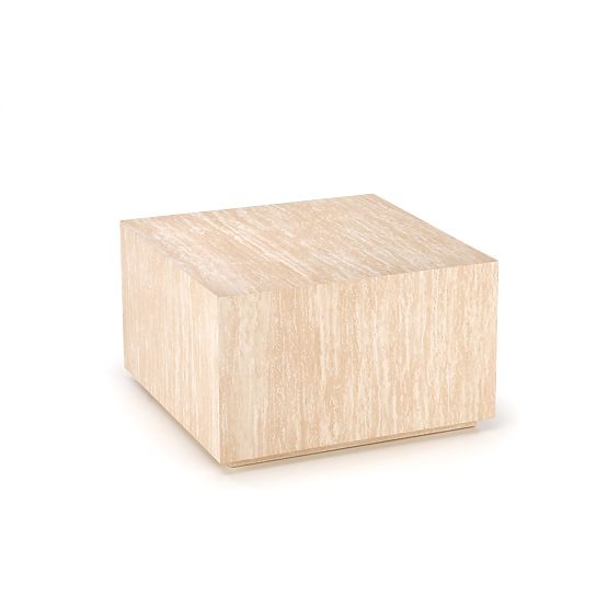 TRAVERTINO KWADRAT coffee table, travertine (1p=1pc)