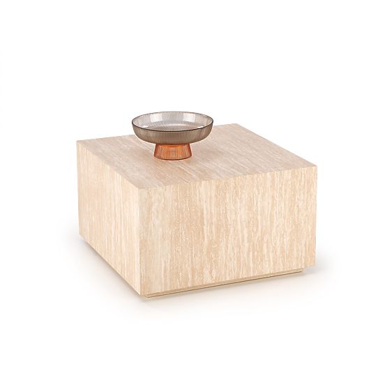TRAVERTINO KWADRAT coffee table, travertine (1p=1pc)