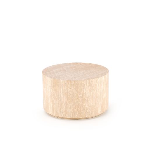 TRAVERTINO ROUND Coffee Table, Travertine
