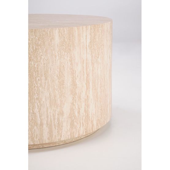 TRAVERTINO ROUND Coffee Table, Travertine
