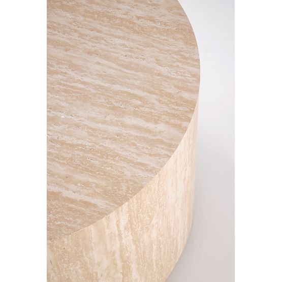 TRAVERTINO ROUND Coffee Table, Travertine