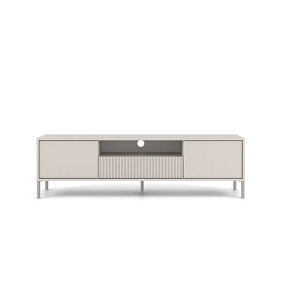 TV Cabinet KAMARO 160 Cashmere Grooved Front + Classic
