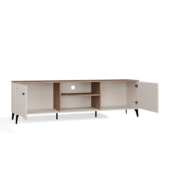 TV Cabinet POINT 2D Cashmere Beige Oak Castello TV Cabinet 2 Doors
