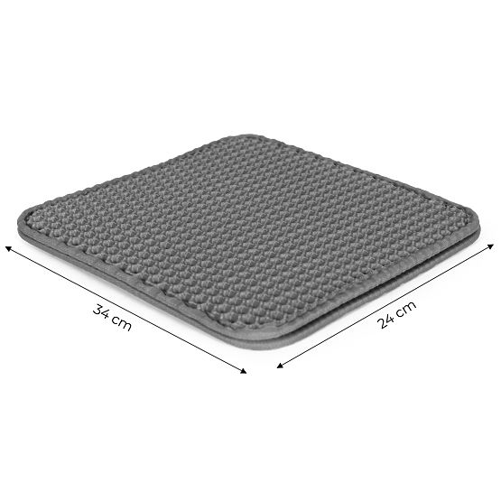 Two-layer Mat for Cat Litter Box Grey
