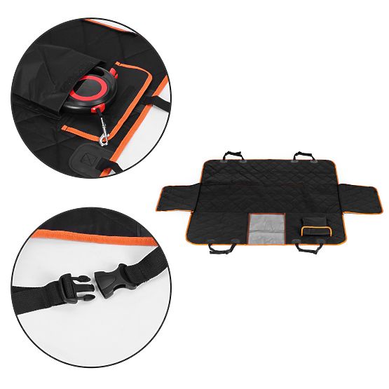 Universal Size Car Seat Cover Mat for Dogs - Rear Seat